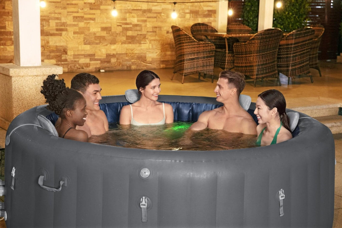 Lay-Z Spa Santorini HydroJet Pro opblaasbare spa - 7 persoons - Azzura Pool