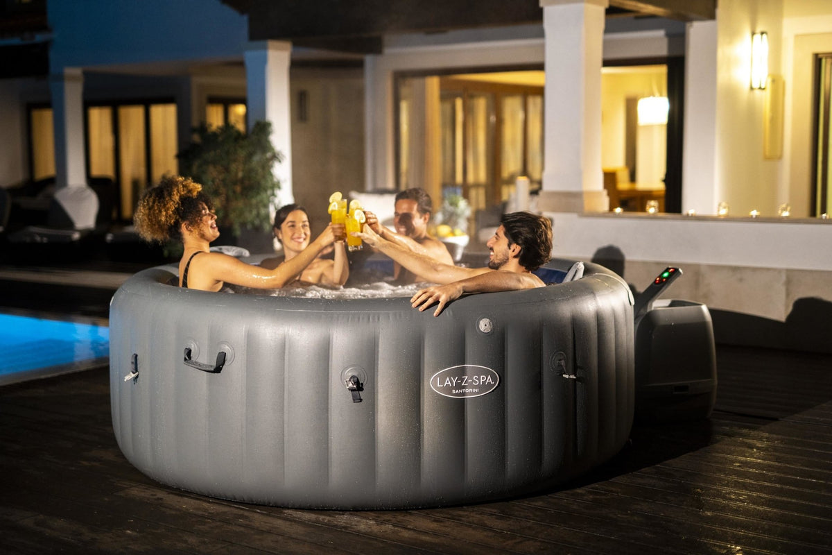 Lay-Z Spa Santorini HydroJet Pro opblaasbare spa - 7 persoons - Azzura Pool