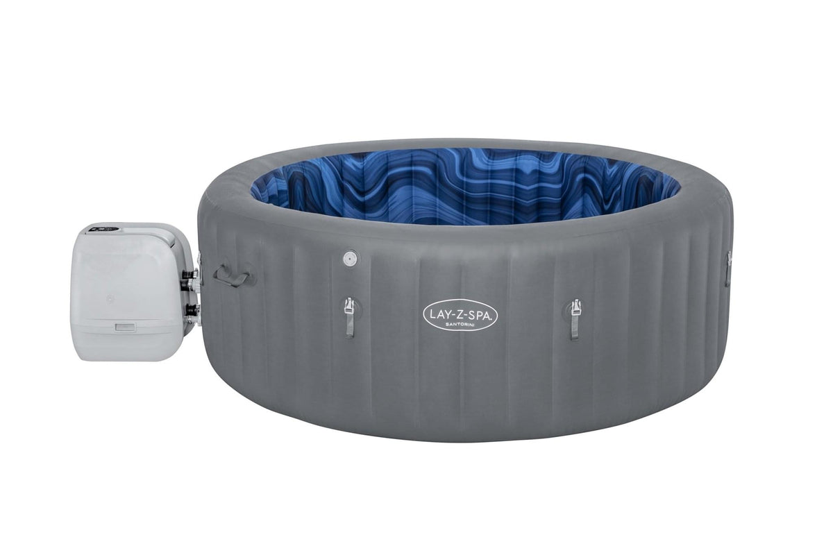 Lay-Z Spa Santorini HydroJet Pro opblaasbare spa - 7 persoons - Azzura Pool
