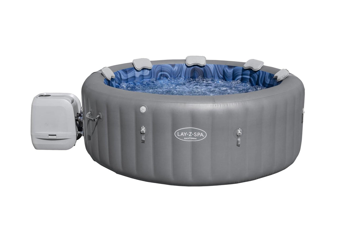 Lay-Z Spa Santorini HydroJet Pro opblaasbare spa - 7 persoons - Azzura Pool
