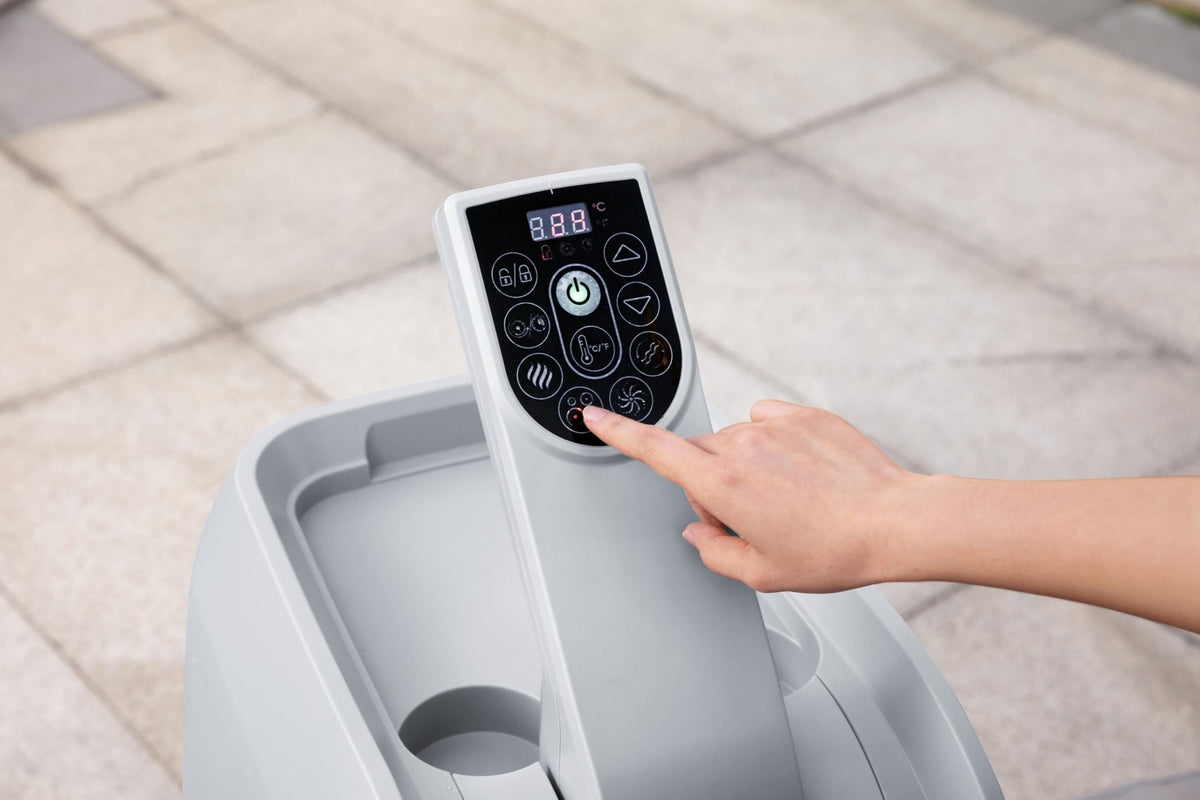Lay-Z Spa Santorini HydroJet Pro opblaasbare spa - 7 persoons - Azzura Pool