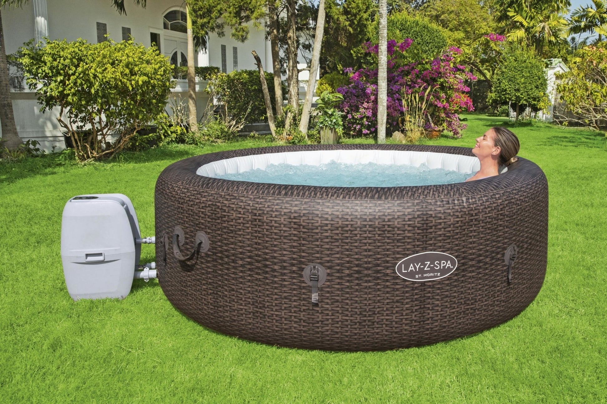 Lay-Z Spa St. Moritz Airjet opblaasbare spa, 7 persoons - Azzura Pool