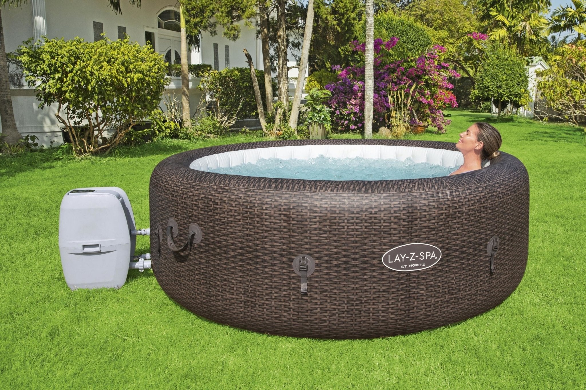 Lay-Z Spa St. Moritz Airjet opblaasbare spa, 7 persoons - Azzura Pool