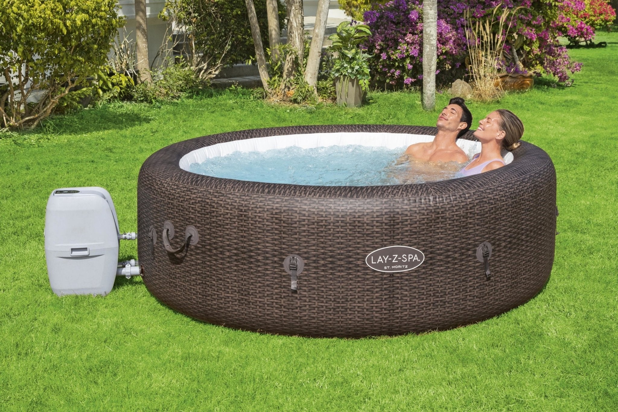 Lay-Z Spa St. Moritz Airjet opblaasbare spa, 7 persoons - Azzura Pool