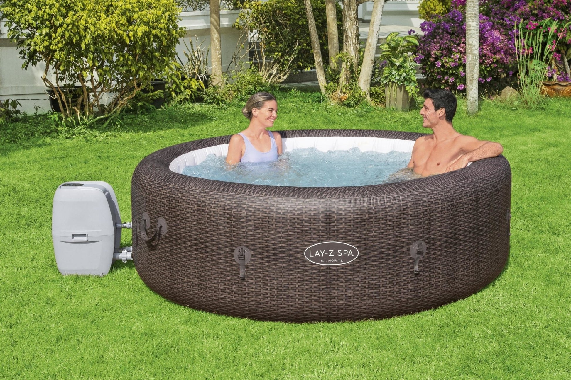 Lay-Z Spa St. Moritz Airjet opblaasbare spa, 7 persoons - Azzura Pool