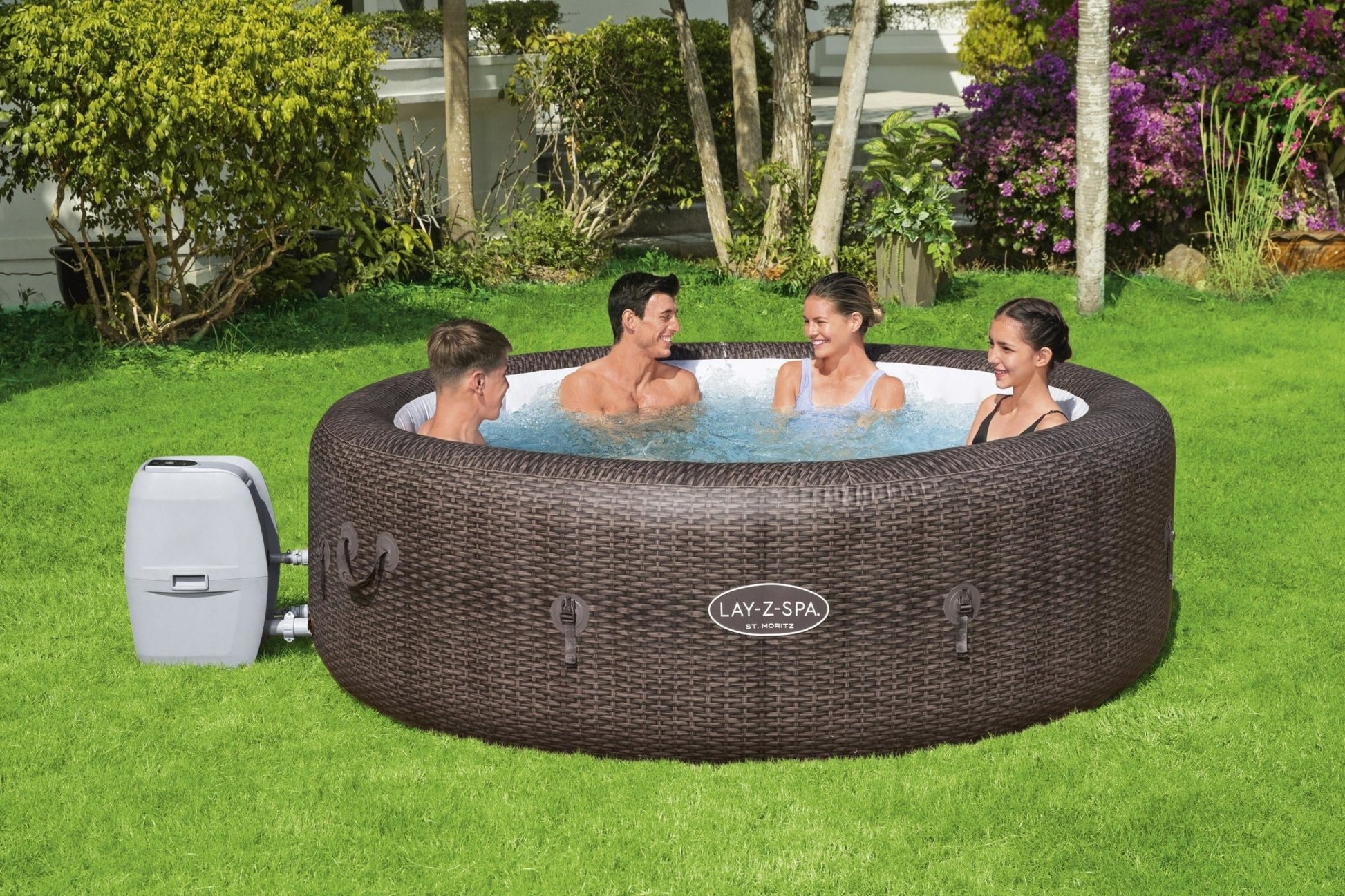 Lay-Z Spa St. Moritz Airjet opblaasbare spa, 7 persoons - Azzura Pool