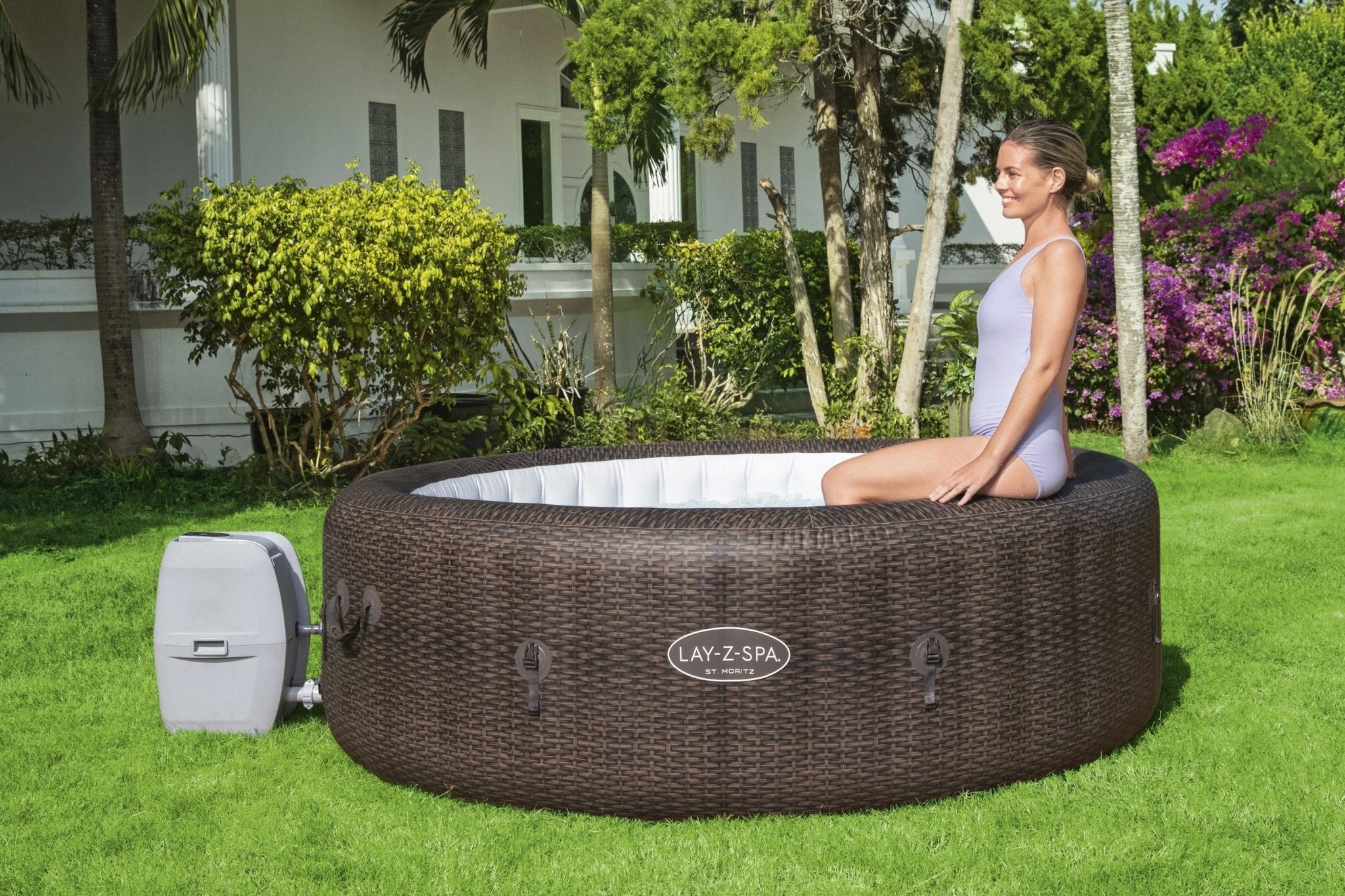 Lay-Z Spa St. Moritz Airjet opblaasbare spa, 7 persoons - Azzura Pool
