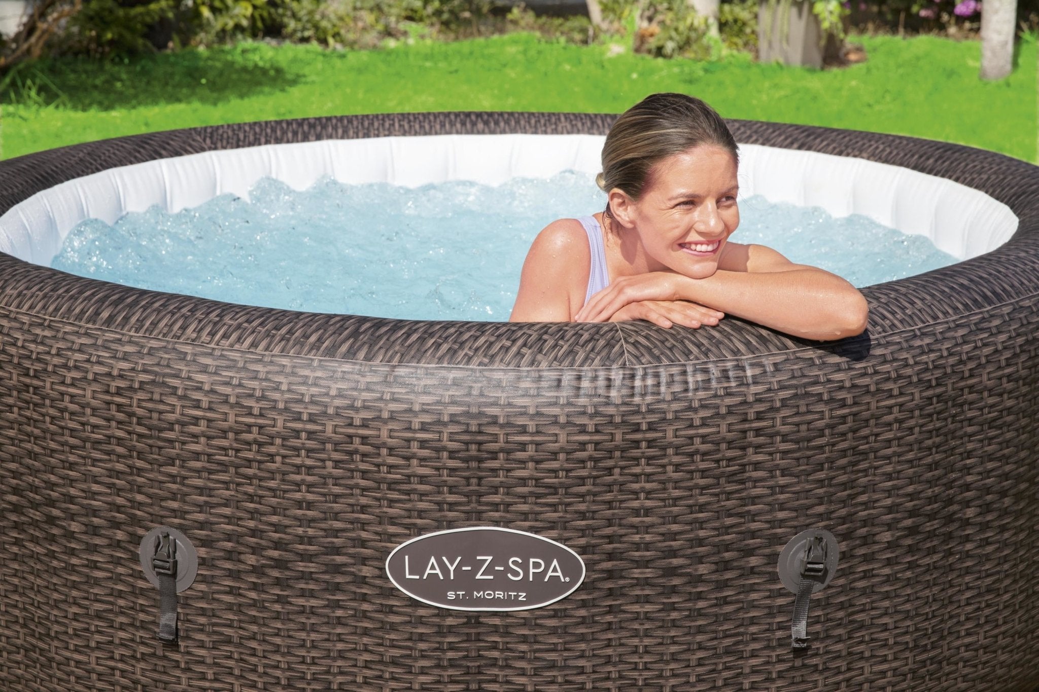 Lay-Z Spa St. Moritz Airjet opblaasbare spa, 7 persoons - Azzura Pool