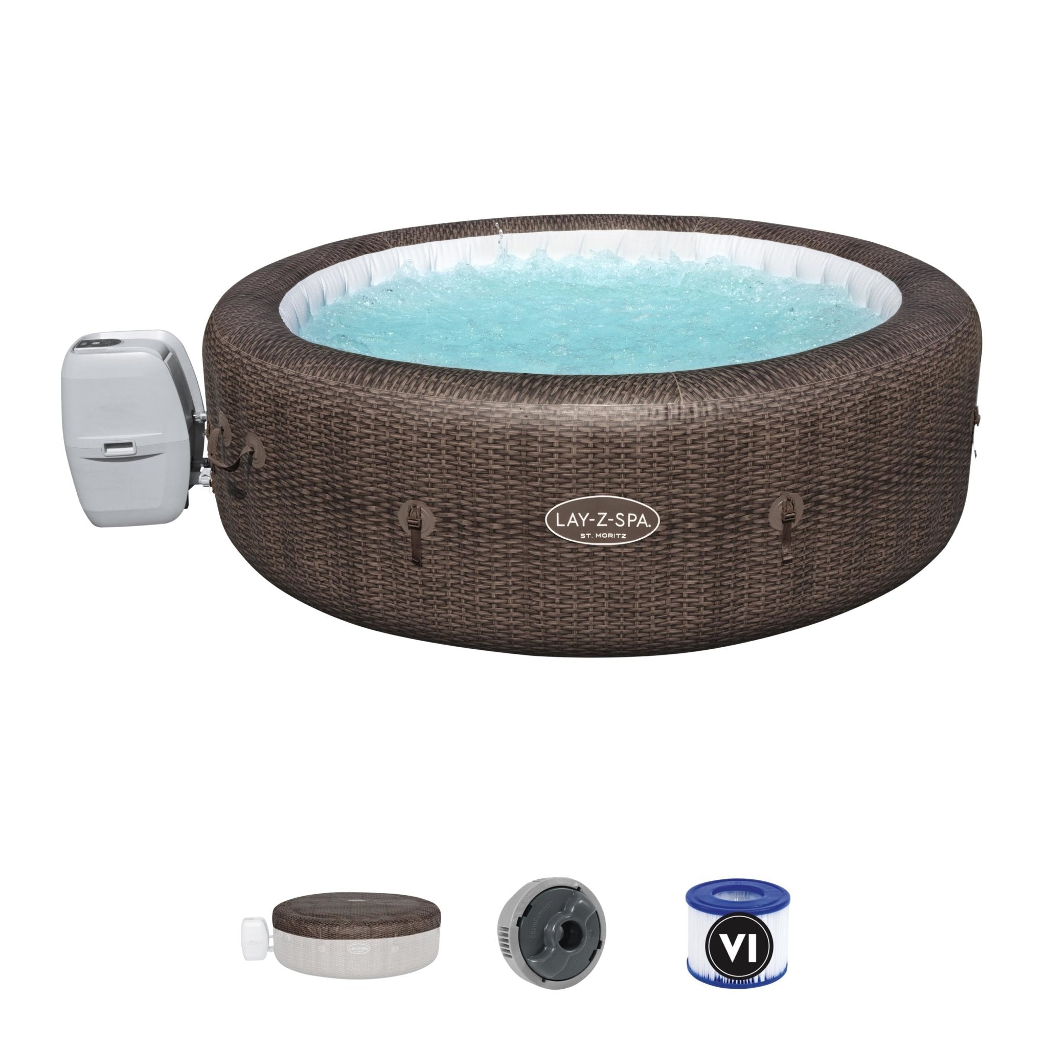 Lay-Z Spa St. Moritz Airjet opblaasbare spa, 7 persoons - Azzura Pool