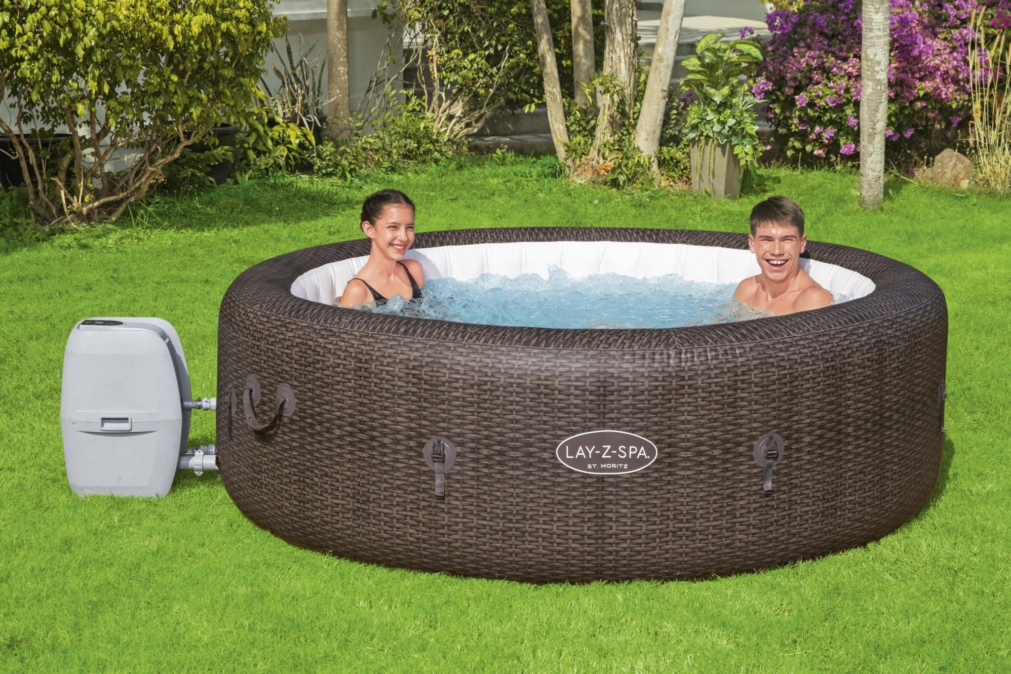 Lay-Z Spa St. Moritz Airjet opblaasbare spa, 7 persoons - Azzura Pool
