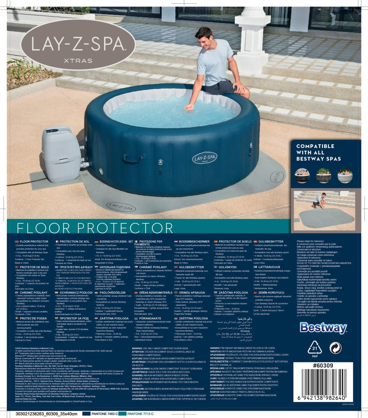 Lay-Z-Spa vloer bescherming - Azzura Pool