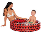 Piscine gonflable Miraculous 100 x 23 cm rouge/noir