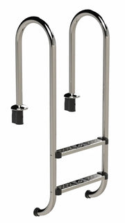 IDEAL Standard-Pooltreppe aus Edelstahl mit 2 Stufen – AISI 304