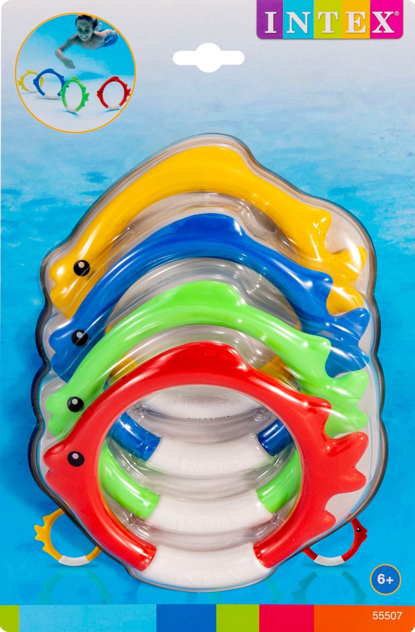 Onderwaterspeelset Intex fish rings set van 4 - Azzura Pool