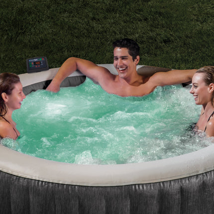 Intex PureSpa Greywood Deluxe opblaasbare spa, 4 persoons