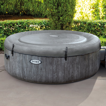 Intex PureSpa Greywood Deluxe opblaasbare spa, 4 persoons