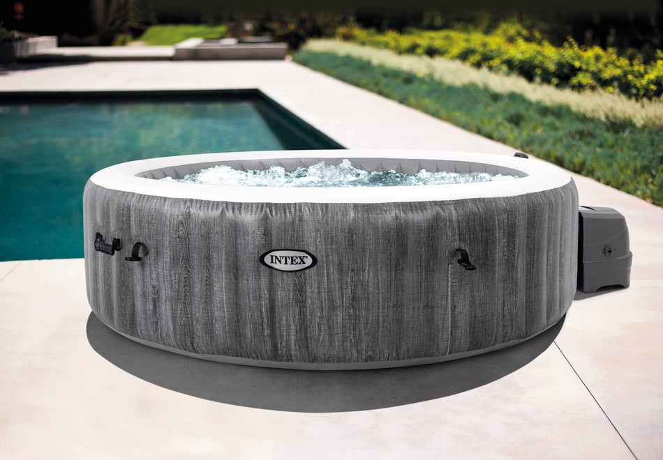 Spa gonflable Intex PureSpa Greywood Deluxe 6 personnes 216 cm x 71 cm