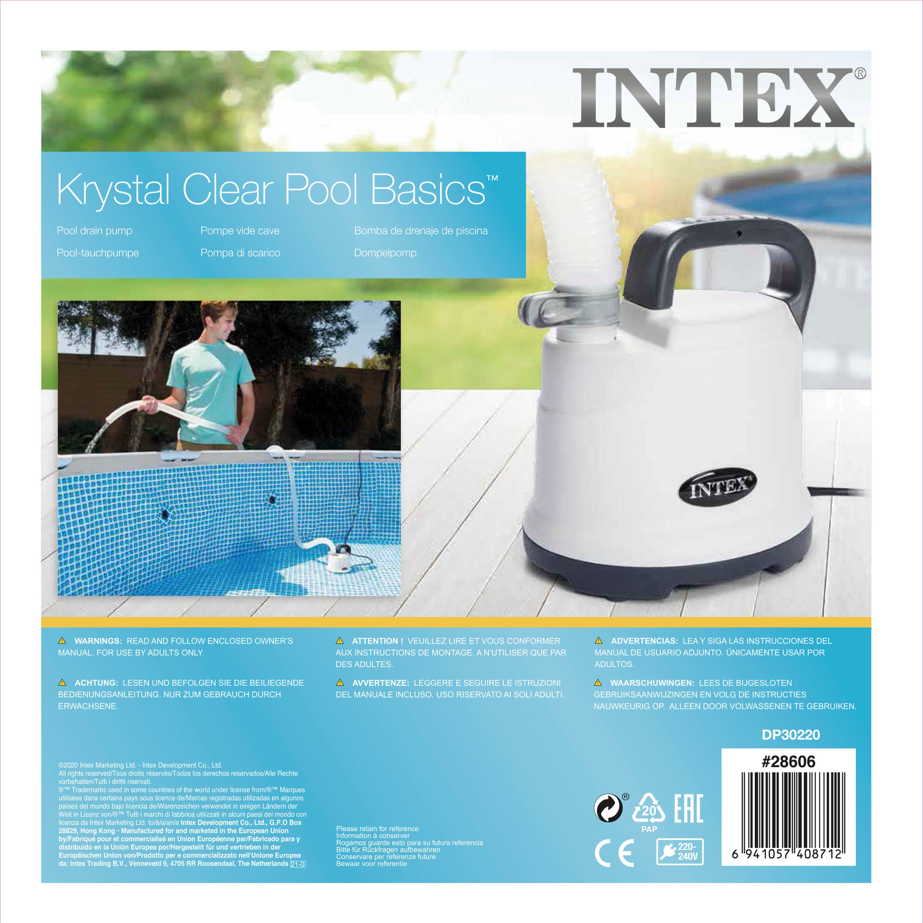Pompe submersible Intex