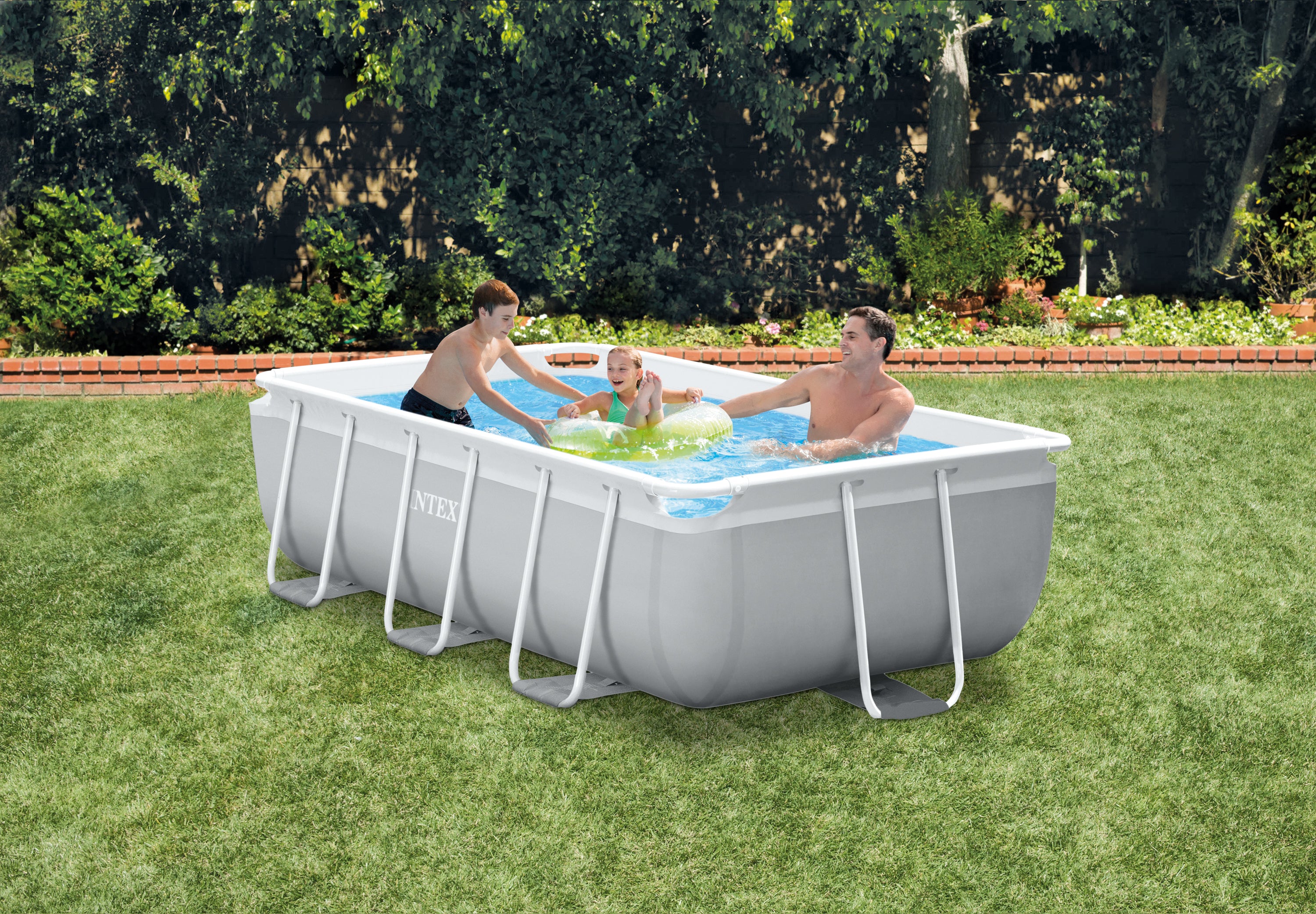 Intex Prisma-Rahmen, rechteckig, 300 cm x 175 cm x 80 cm