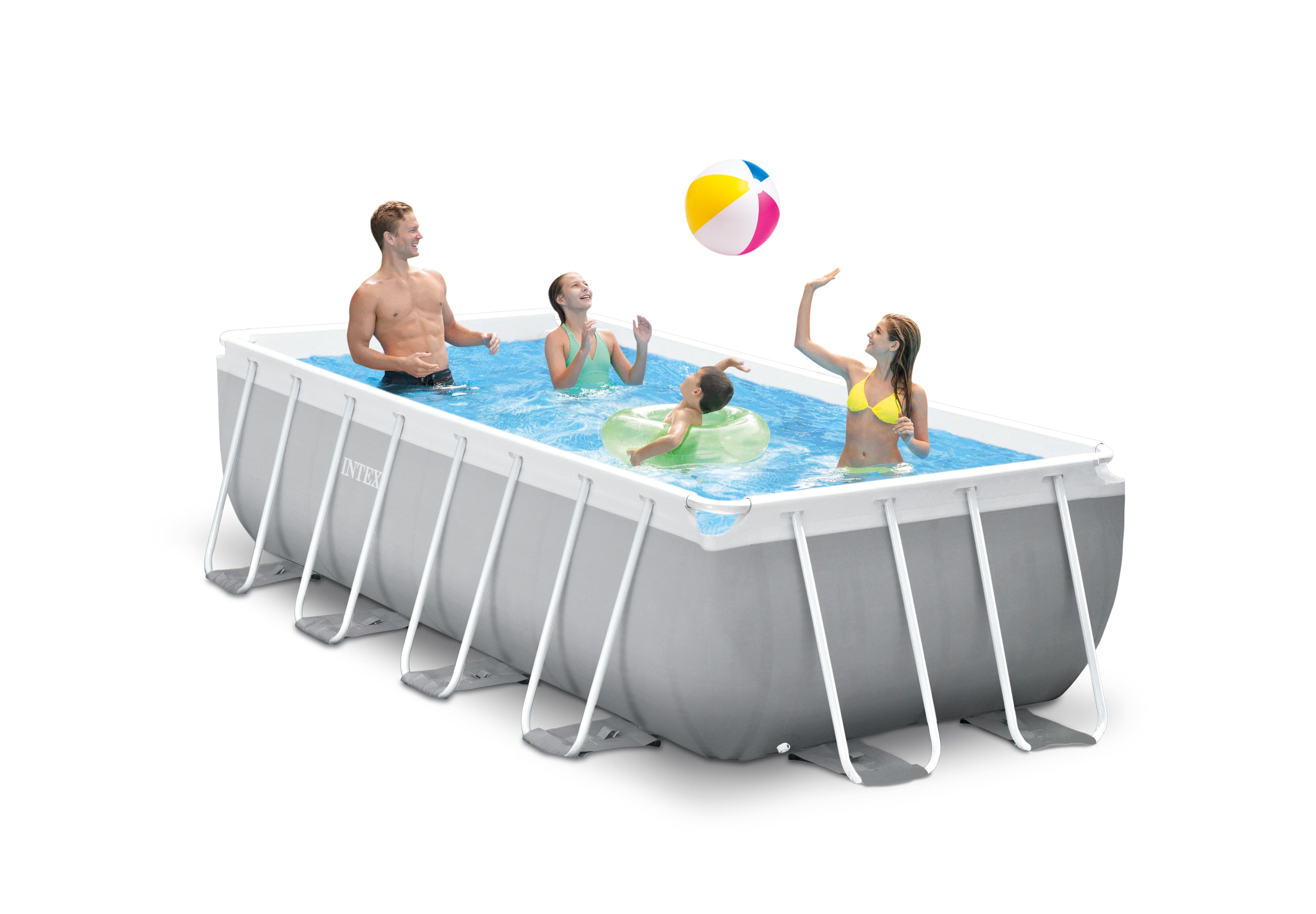 Intex Prism Frame rechteckig 400 cm x 200 cm x 100 cm
