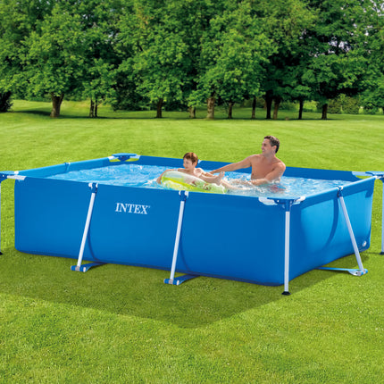 Intex Pool mit rechteckigem Rahmen, 260 cm x 160 cm x 65 cm