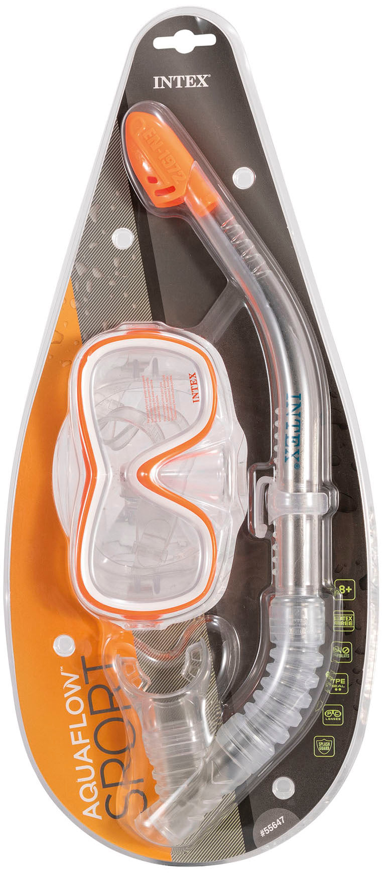 Maschera e snorkel Intex Wave Rider per immersioni