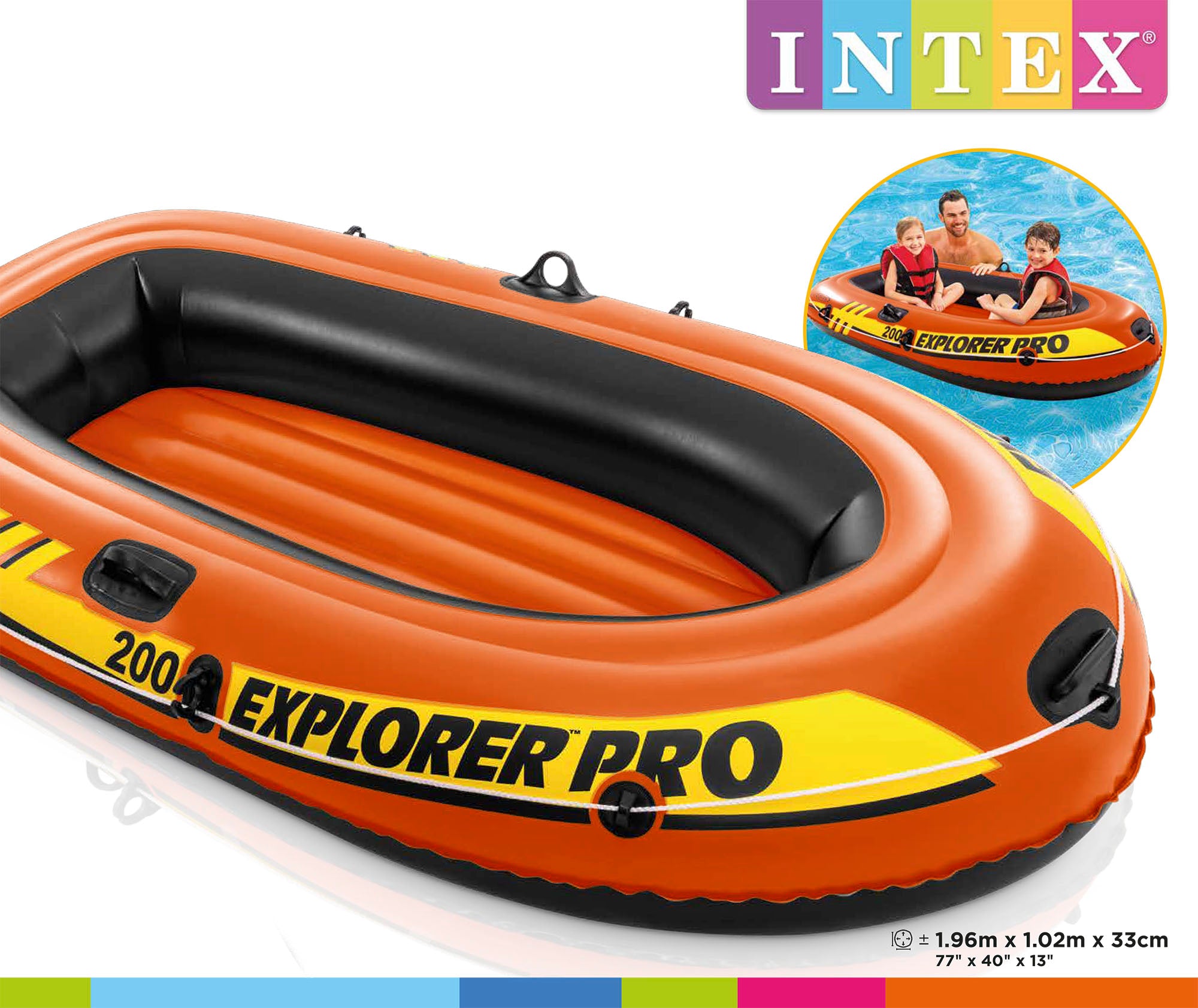 Intex Explorer Pro 200 – 196 cm x 102 cm x 33 cm