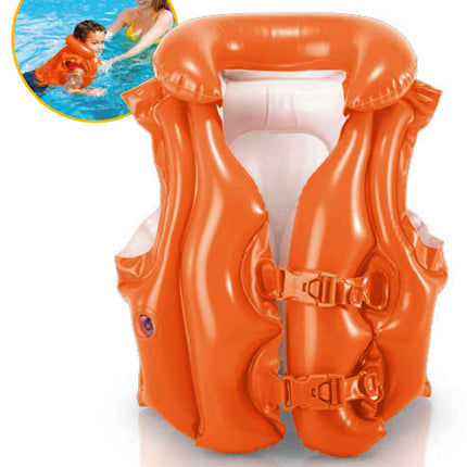 Deluxe-Rettungsweste mit Kragen Intex – 3 bis 6 Jahre
