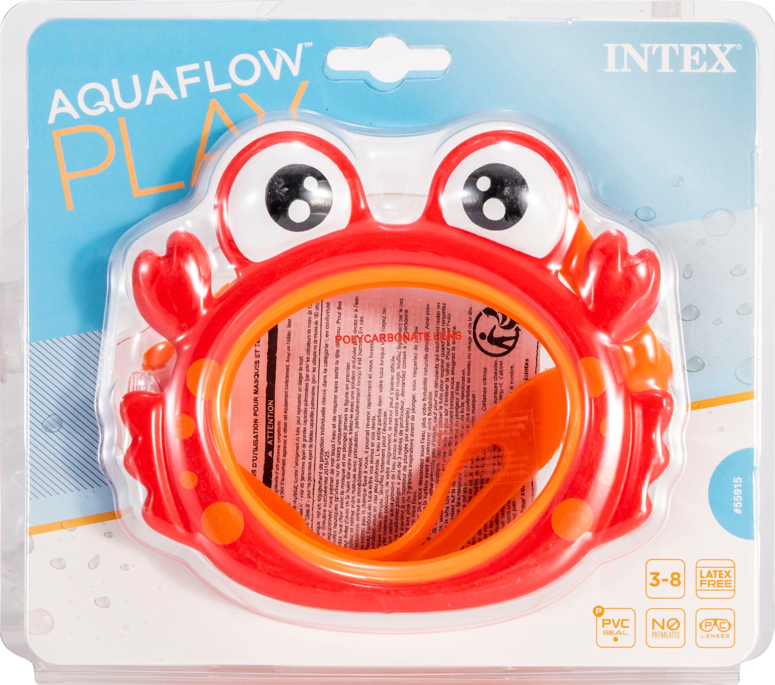Maschera da immersione divertente (Granchio)