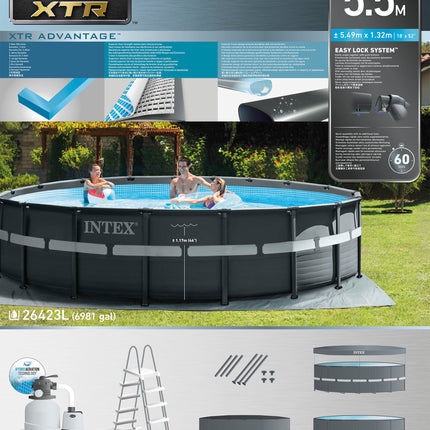 Intex Ultra XTR Rahmenpool Ø549 cm x 132 cm