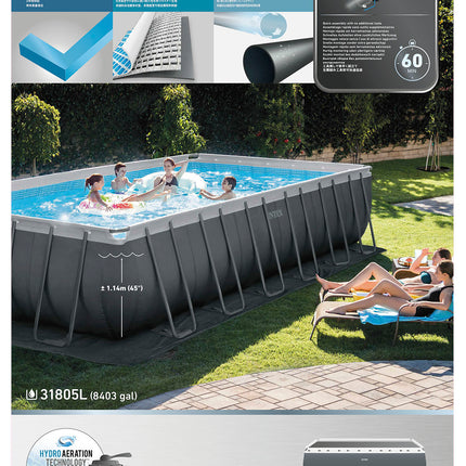 Intex Ultra XTR Rahmenpool 732 cm x 366 cm x 132 cm