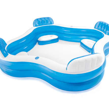 Intex Swim Center Family Pool zwembad vierkant 229 cm x 229 cm x 66 cm