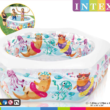 Intex Ocean Reef Pool Kinderbecken 191cm x 178cm x 61 cm