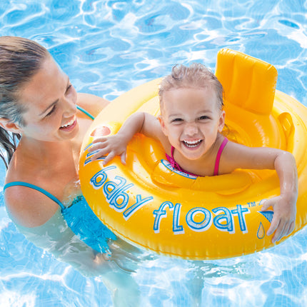 Intex Schwimmband Baby Float Gelb – 70 cm – bis 11 Kilogramm