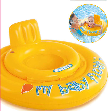Intex Schwimmband Baby Float Gelb – 70 cm – bis 11 Kilogramm