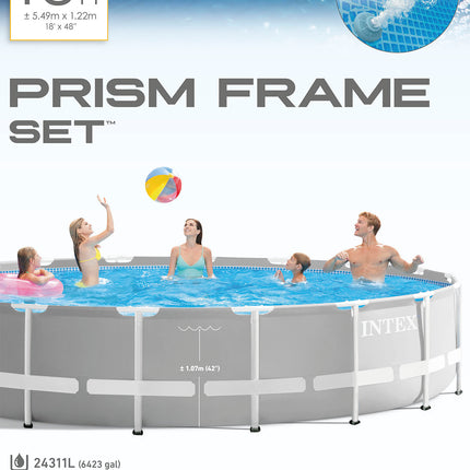 Intex Prism Frame-Schwimmbecken – Ø549 cm x 122 cm