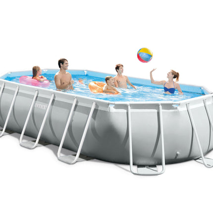 Intex Oval Prism Frame zwembad 503 cm x 274 cm x 122 cm