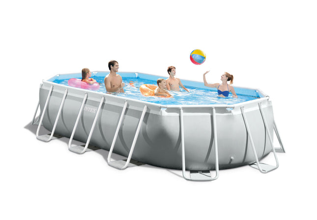 Intex Oval Prism Frame Schwimmbad 503 cm x 274 cm x 122 cm