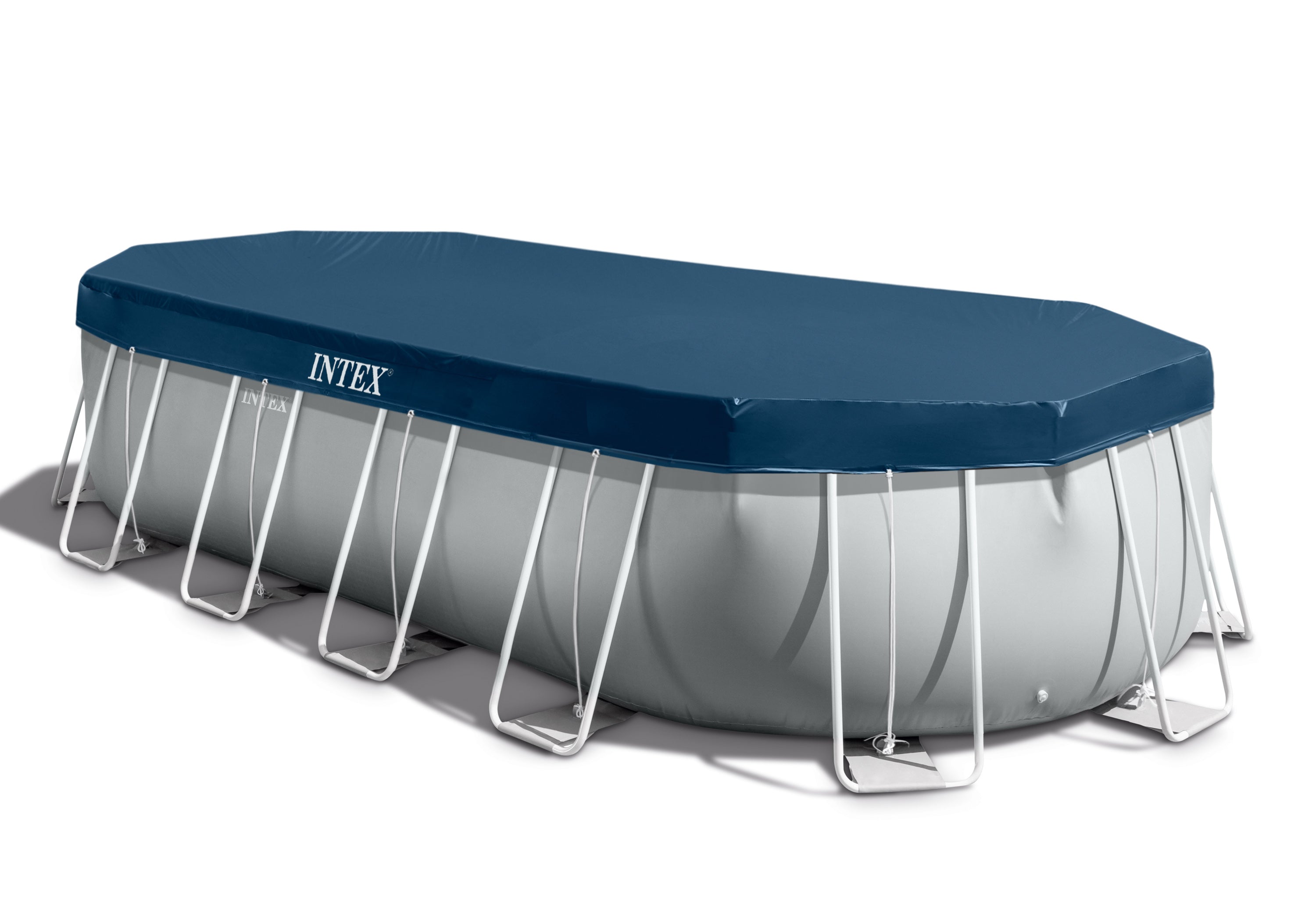 Piscine Intex Oval Prism Frame 610 cm x 305 cm x 122 cm