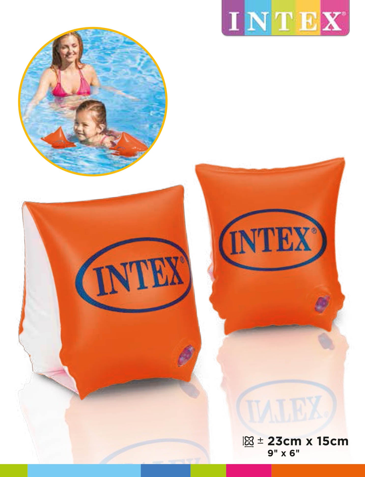 Intex Schwimmarmbänder Deluxe, 3 bis 6 Jahre