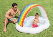 Intex Rainbow Babybecken 142 cm x 119 cm