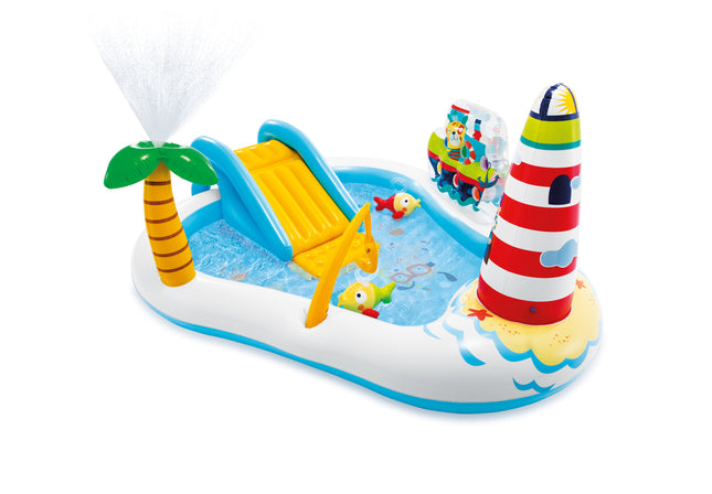 Intex Zeeparadijs bad met accessoires 218cm x 188cm x 99cm