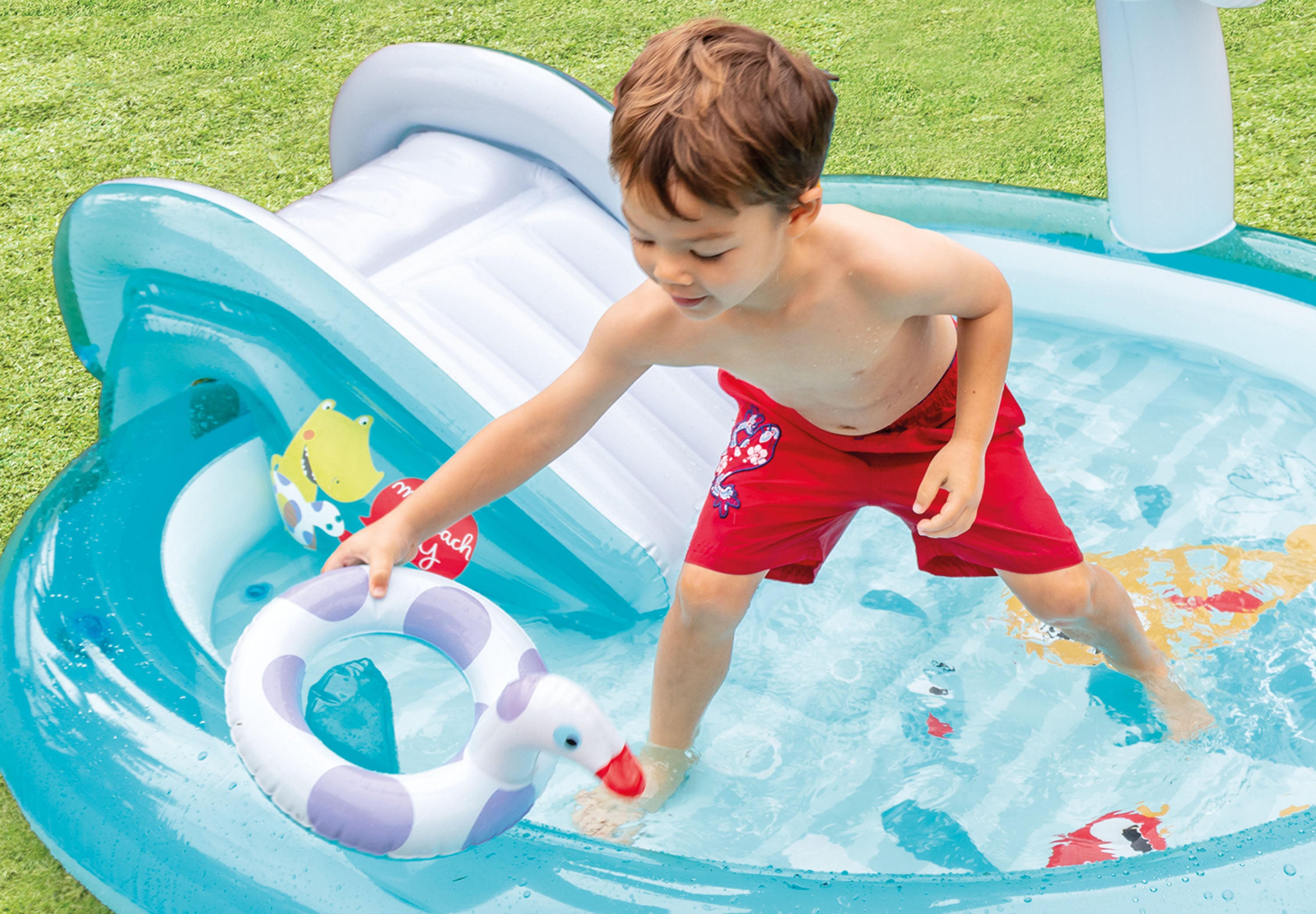 Centro di gioco con alligatore Intex Gator Play Center