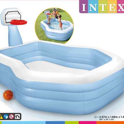 Intex Shootin' Hoops opblaaszwembad