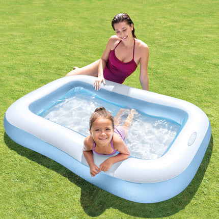 Intex zwembad met opblaasbodem 166cm x 100cm x 25 cm