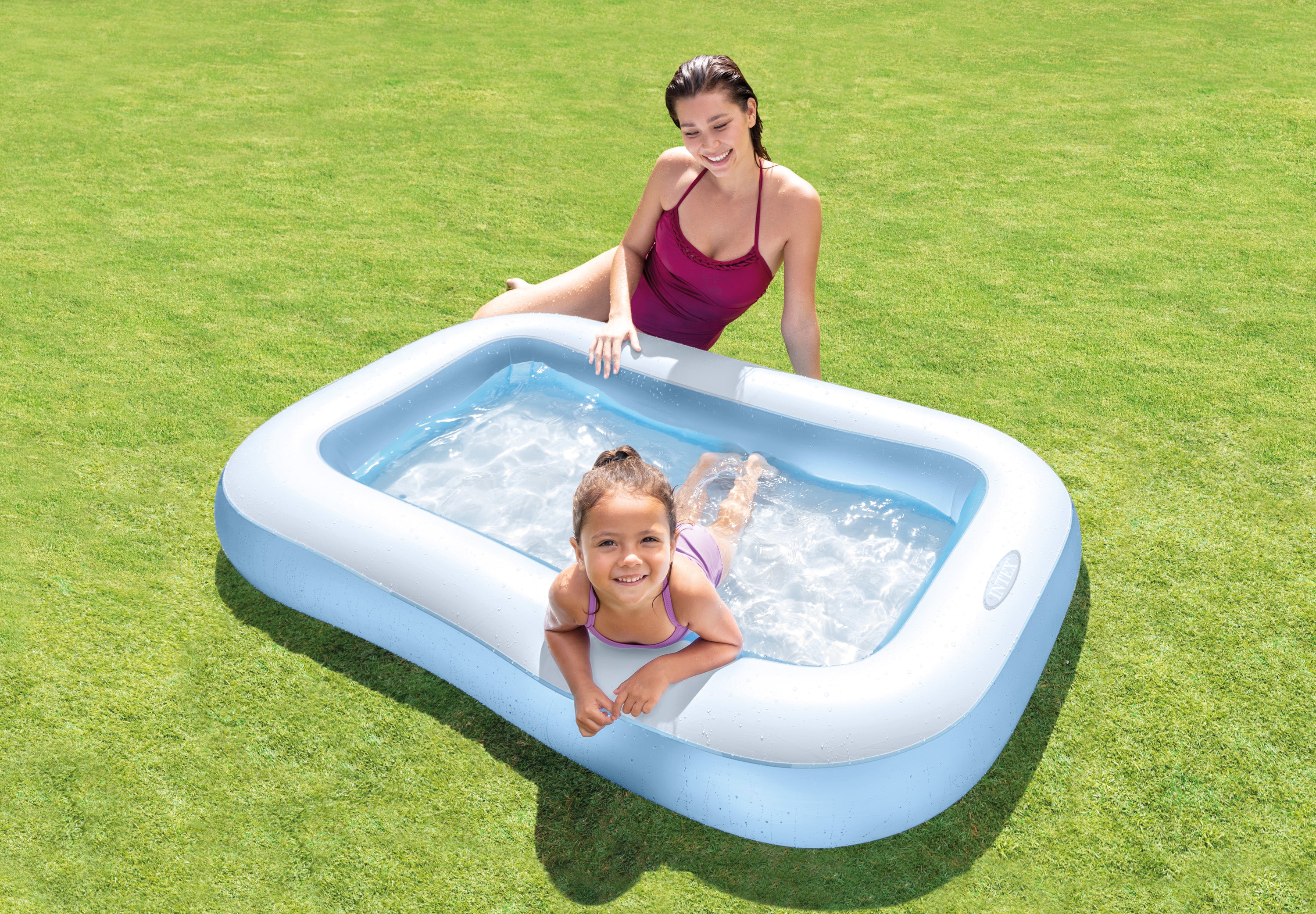 Intex Rechthoekig Opblaas zwembad 166 cm x 100 cm x 25 cm