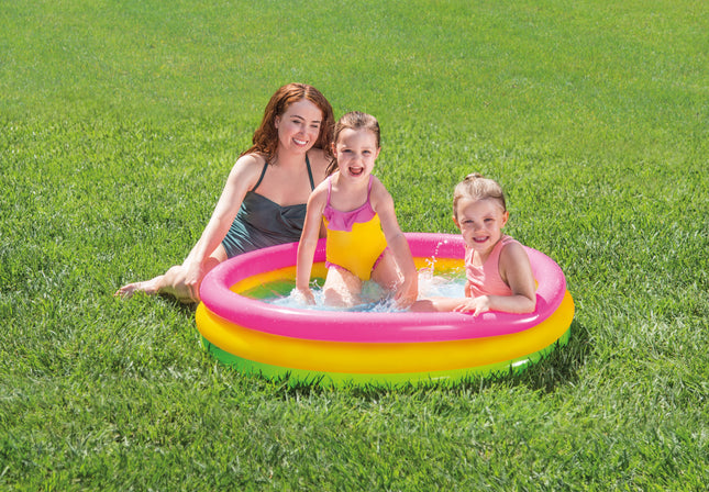 Piscina hinchable Intex Sunset Glow Ø114 cm x 25 cm