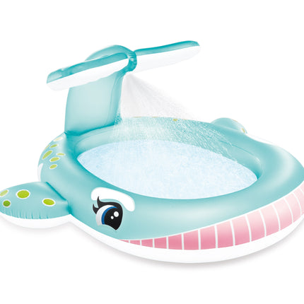 Intex Walschwimmbecken mit Wasserspaß 201 cm x 196 cm x 91 cm