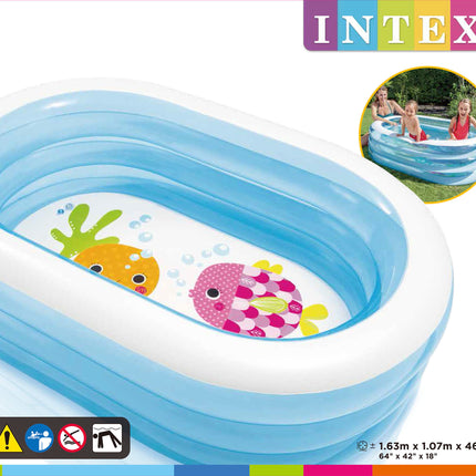 Intex My Sea Friends Pool kinderzwembad 163cm x 107cm x 46cm