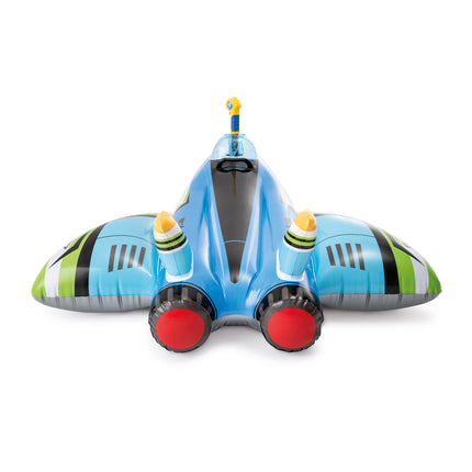 Intex opblaas vliegtuig met waterpistool 117 cm - Blauw